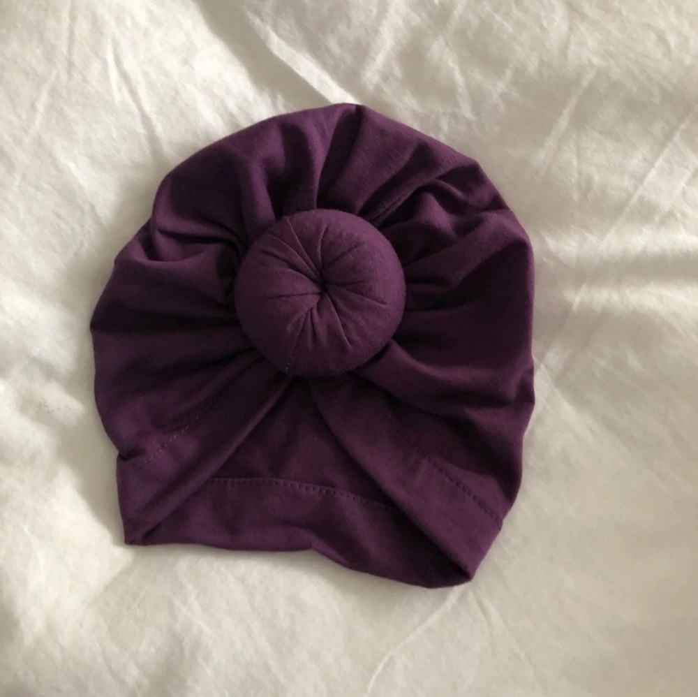 Girls purple turban